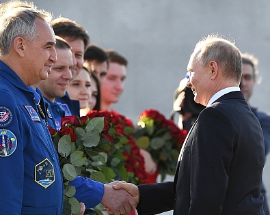 Russian President Vladimir Putin visited the Saratov Region in honor of the 60th anniversary of the first human space flight