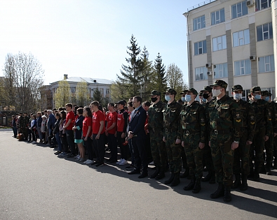 SSTU foreign students took part in the relay race